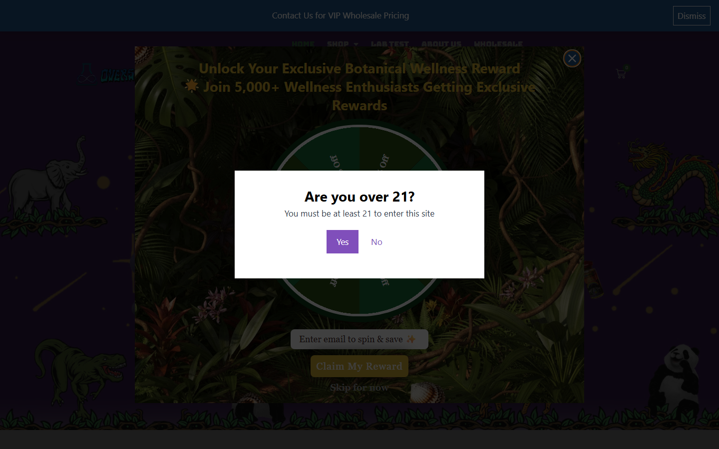 Overseas Organix project screenshot